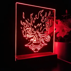 Cyberpunk 2077 Night City Samurai LED Desk Light