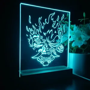 Cyberpunk 2077 Night City Samurai LED Desk Light