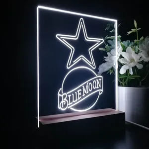 Dallas Cowboys Blue Moon LED Desk Light