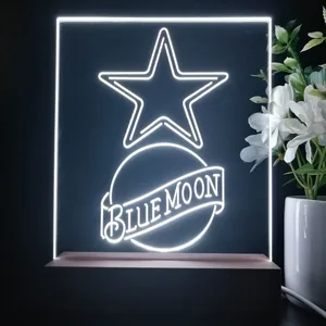 Dallas Cowboys Blue Moon LED Desk Light