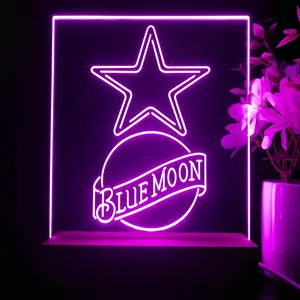 Dallas Cowboys Blue Moon LED Desk Light