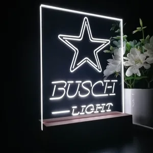 Dallas Cowboys Busch Light LED Desk Light