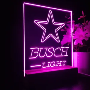 Dallas Cowboys Busch Light LED Desk Light