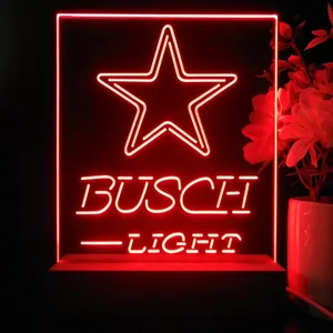 Dallas Cowboys Busch Light LED Desk Light