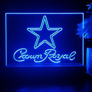 Dallas Cowboys Crown Royal LED Desk Light