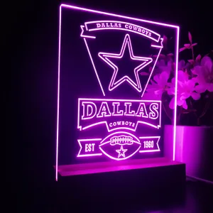 Dallas Cowboys EST 1960 LED Desk Light