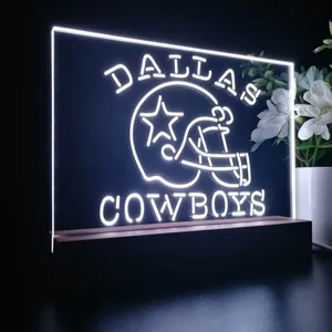 Dallas Cowboys Helmet 2 LED Desk Light - Legacy Edition