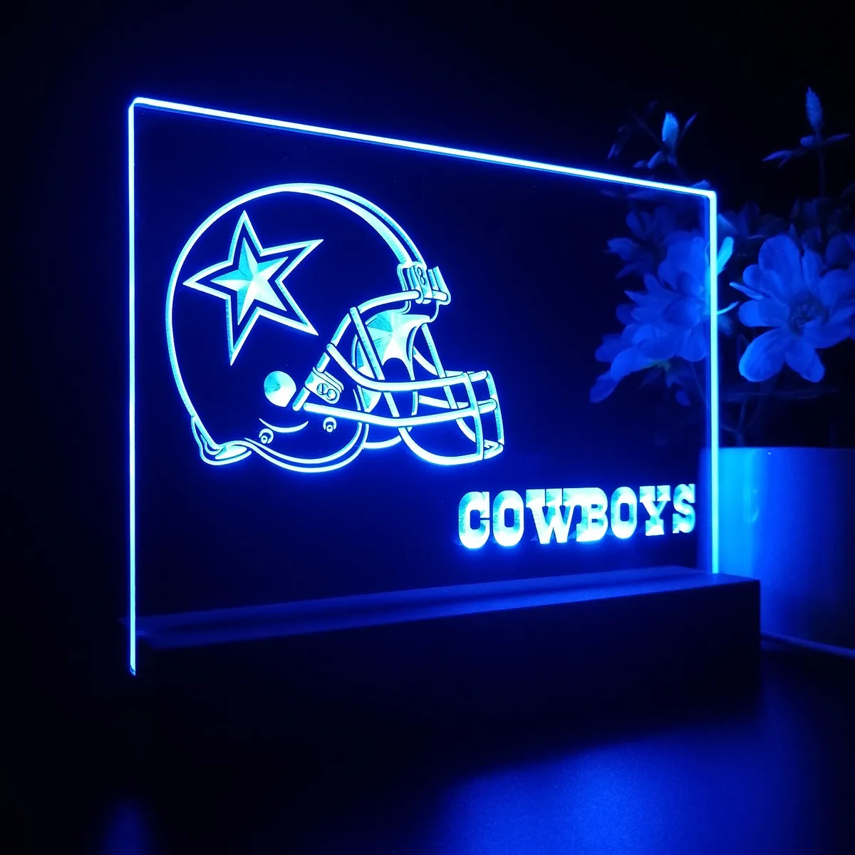 Dallas Cowboys Helmet LED Desk Light