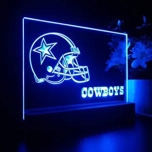 Dallas Cowboys Helmet LED Desk Light