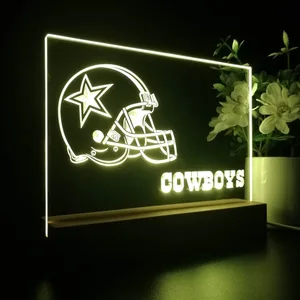 Dallas Cowboys Helmet LED Desk Light
