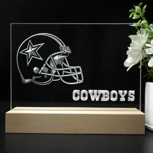 Dallas Cowboys Helmet LED Desk Light