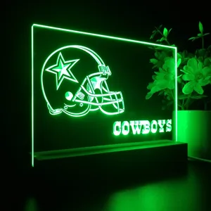 Dallas Cowboys Helmet LED Desk Light