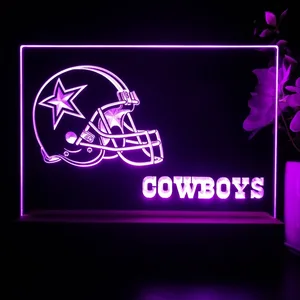 Dallas Cowboys Helmet LED Desk Light