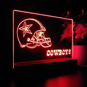 Dallas Cowboys Helmet LED Desk Light