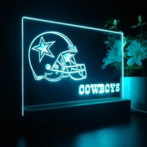 Dallas Cowboys Helmet LED Desk Light