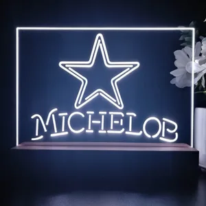 Dallas Cowboys Michelob LED Desk Light