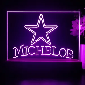 Dallas Cowboys Michelob LED Desk Light