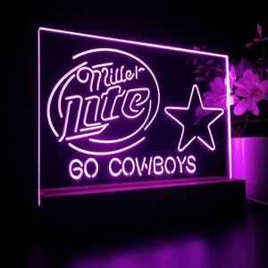 Dallas Cowboys Miller Lite LED Desk Light