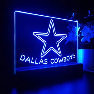 Dallas Cowboys Star LED Desk Light