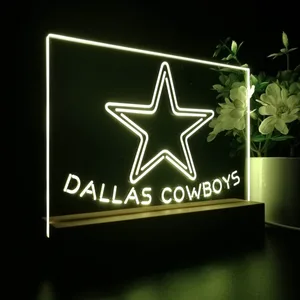 Dallas Cowboys Star LED Desk Light