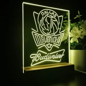 Dallas Mavericks Budweiser LED Desk Light