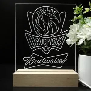 Dallas Mavericks Budweiser LED Desk Light