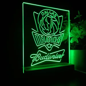 Dallas Mavericks Budweiser LED Desk Light