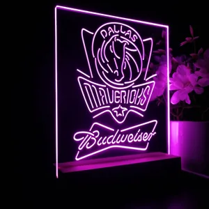 Dallas Mavericks Budweiser LED Desk Light