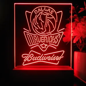 Dallas Mavericks Budweiser LED Desk Light