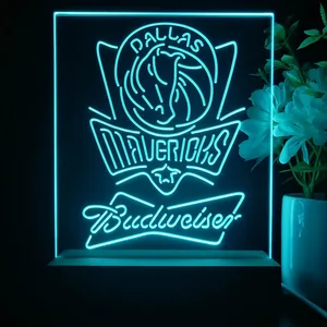 Dallas Mavericks Budweiser LED Desk Light