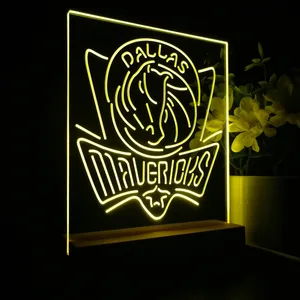 Dallas Mavericks Logo LED Desk Light - Legacy Edition