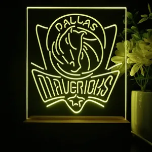 Dallas Mavericks Logo LED Desk Light - Legacy Edition