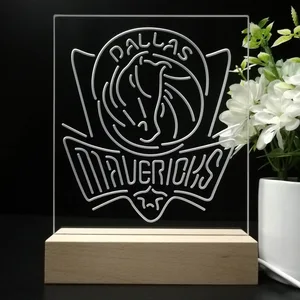 Dallas Mavericks Logo LED Desk Light - Legacy Edition