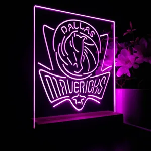 Dallas Mavericks Logo LED Desk Light - Legacy Edition