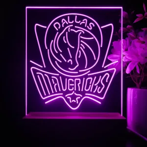 Dallas Mavericks Logo LED Desk Light - Legacy Edition