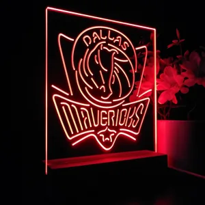 Dallas Mavericks Logo LED Desk Light - Legacy Edition