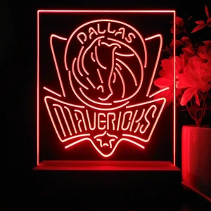 Dallas Mavericks Logo LED Desk Light - Legacy Edition