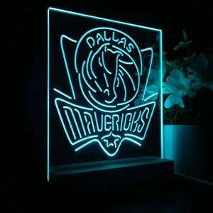 Dallas Mavericks Logo LED Desk Light - Legacy Edition