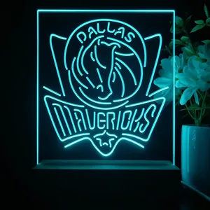 Dallas Mavericks Logo LED Desk Light - Legacy Edition