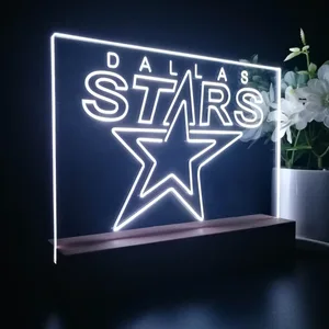 Dallas Stars Logo 2 LED Desk Light - Legacy Edition