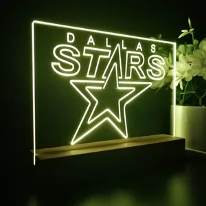 Dallas Stars Logo 2 LED Desk Light - Legacy Edition