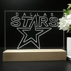 Dallas Stars Logo 2 LED Desk Light - Legacy Edition