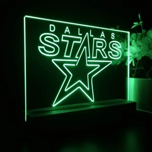 Dallas Stars Logo 2 LED Desk Light - Legacy Edition