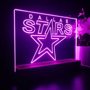 Dallas Stars Logo 2 LED Desk Light - Legacy Edition