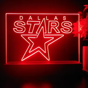 Dallas Stars Logo 2 LED Desk Light - Legacy Edition