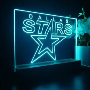 Dallas Stars Logo 2 LED Desk Light - Legacy Edition