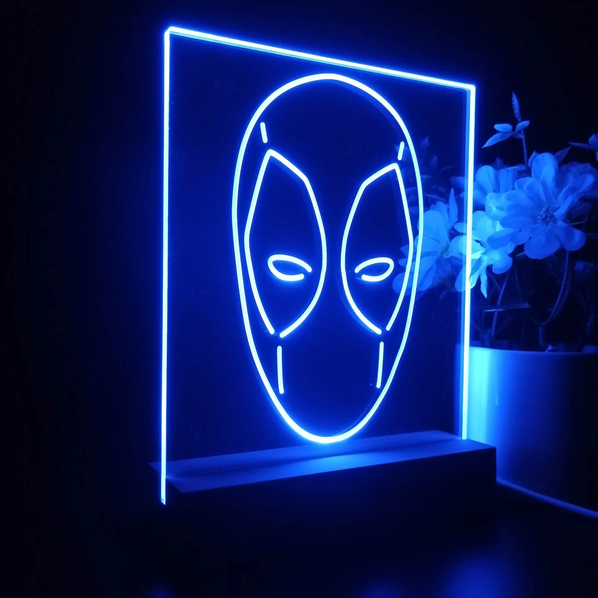 Deadpool Face LED Desk Light