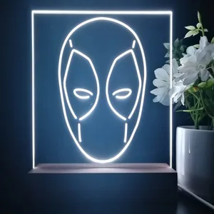 Deadpool Face LED Desk Light