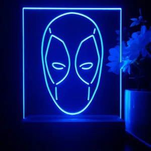 Deadpool Face LED Desk Light