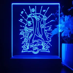 Demon Slayer Demon Girl LED Desk Light